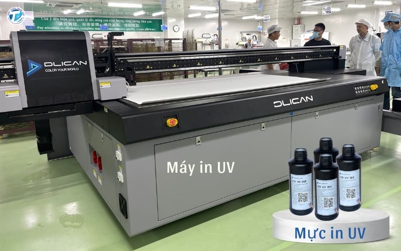 Máy in UV và mực in UV là các chi phí đầu tư cao